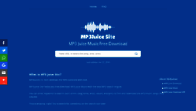 What Mp3juices.tech website looked like in 2020 (3 years ago)