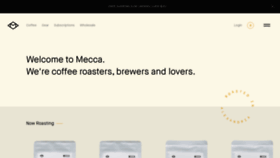What Meccaespresso.com website looked like in 2020 (3 years ago)