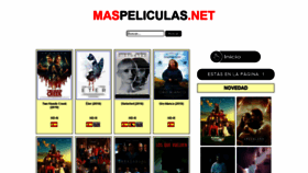 What Maspeliculas.cc website looked like in 2020 (3 years ago)