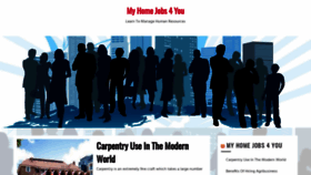 What Myhomejobs4you.com website looked like in 2020 (3 years ago)