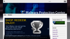 What Malwareprotectioncenter.com website looked like in 2020 (3 years ago)