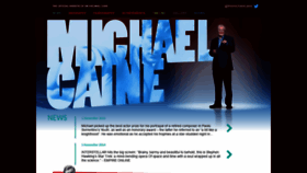 What Michaelcaine.com website looked like in 2020 (3 years ago)