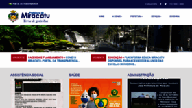 What Miracatu.sp.gov.br website looked like in 2020 (3 years ago)