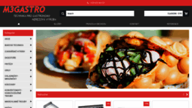 What M3gastro.cz website looked like in 2020 (3 years ago)