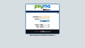 What Mail.psyma.com website looked like in 2020 (3 years ago)