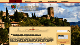 What Mairie-les-arcs-sur-argens.fr website looked like in 2020 (3 years ago)