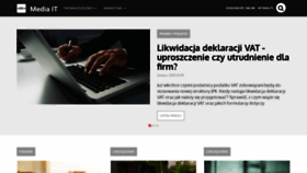 What Mediait.pl website looked like in 2020 (3 years ago)
