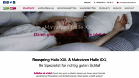 What Matratzenxxl.de website looked like in 2020 (3 years ago)