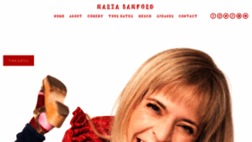 What Mariabamford.com website looked like in 2020 (3 years ago)