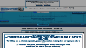 What Mirrorsandglass.co.uk website looked like in 2020 (5 years ago)