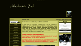 What Militaerbestaende-schult.de website looked like in 2020 (3 years ago)