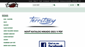What Mikado.cz website looked like in 2020 (3 years ago)
