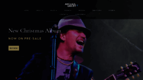 What Michaelgrimmmusic.com website looked like in 2020 (3 years ago)