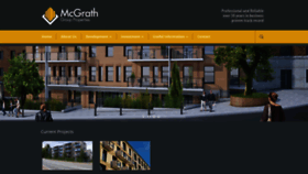 What Mcgrathgroup.com website looked like in 2020 (3 years ago)