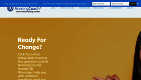 What Morningcoach.com website looked like in 2020 (3 years ago)