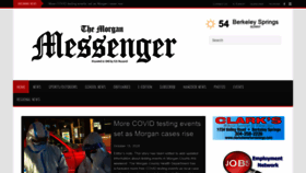 What Morganmessenger.com website looked like in 2020 (3 years ago)
