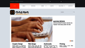 What Mazayadesign.com website looked like in 2020 (3 years ago)