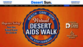 What Mydesert.com website looked like in 2020 (4 years ago)