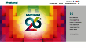 What Metropolitanland.com website looked like in 2020 (3 years ago)