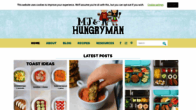 What Mjandhungryman.com website looked like in 2020 (3 years ago)