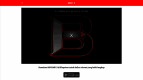 What Mb13.men website looked like in 2020 (3 years ago)