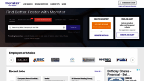What Monstergulf.com website looked like in 2020 (3 years ago)