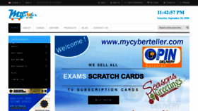What Mycyberteller.com website looked like in 2020 (3 years ago)