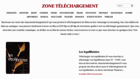 What Mazonetelechargement.fr website looked like in 2020 (3 years ago)