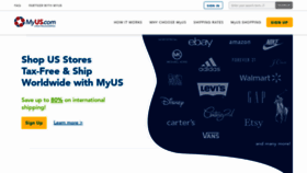 What Myus.com website looked like in 2020 (3 years ago)
