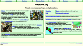 What Maproom.org website looked like in 2020 (3 years ago)