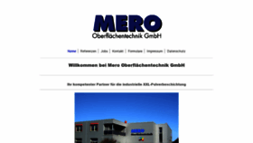 What Mero-gmbh.info website looked like in 2020 (3 years ago)
