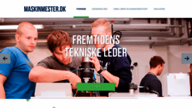 What Maskinmester.dk website looked like in 2020 (3 years ago)