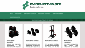 What Mancuernas.pro website looked like in 2020 (3 years ago)