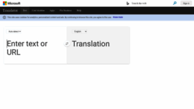 What Microsofttranslator.com website looked like in 2020 (3 years ago)