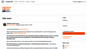 What Moodle.nysutelt.org website looked like in 2020 (3 years ago)
