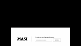 What Masi.it website looked like in 2020 (3 years ago)
