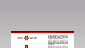 What Meetandforum.net website looked like in 2020 (3 years ago)