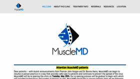 What Musclemd.ca website looked like in 2020 (3 years ago)