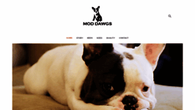 What Moddawgs.com website looked like in 2020 (3 years ago)