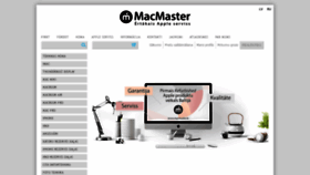 What Macmaster.lv website looked like in 2020 (3 years ago)