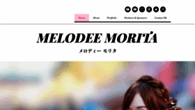 What Melodeemorita.com website looked like in 2020 (3 years ago)