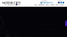 What Motorcitylimousine.com website looked like in 2020 (3 years ago)