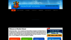 What Montforttrichy.com website looked like in 2020 (3 years ago)