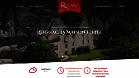 What Maison-forte-reignac.com website looked like in 2020 (3 years ago)
