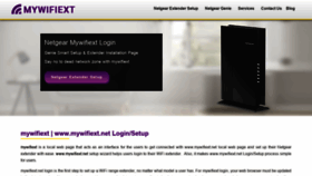What Mywifiexxt.net website looked like in 2020 (3 years ago)