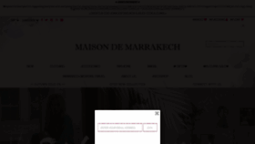 What Maisondemarrakech.com website looked like in 2020 (3 years ago)