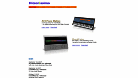 What Micronissimo.com website looked like in 2020 (3 years ago)