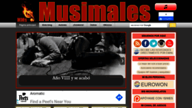 What Musimales.com website looked like in 2020 (3 years ago)