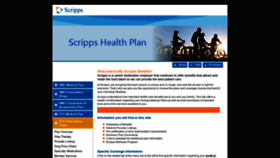 What Myscrippshealthplan.com website looked like in 2020 (3 years ago)