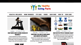 What Myhealthyeatingfacts.com website looked like in 2020 (3 years ago)